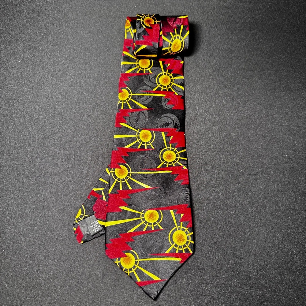 Vintage 1996 Grateful Dead Tie Men's Sunshine First Set 100% Silk‎ Made in USA